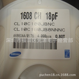 ԭװֻմǵ1608CH18PFCL10C180JBNCƬ