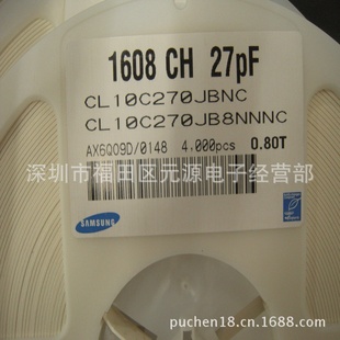 ԭװֻմǵ1608CH27PFCL10C270JBNCƬ