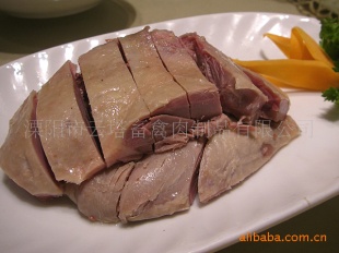 溧阳特产天目湖特产咸鹅(QS食品安全认ISO量体系认)