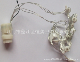 LED花洒配件,LED温控花洒,LED花洒电机利