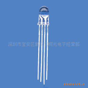 F5mm四脚全彩LED灯珠(共阴,共阳)高亮全彩LED发光管