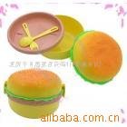 批发圆形汉堡包饭盒,懒人用品,创意家居,新奇特