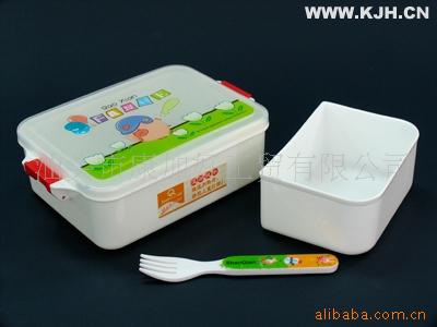 小号卡通塑料饭盒便当盒餐具盒乐扣盒