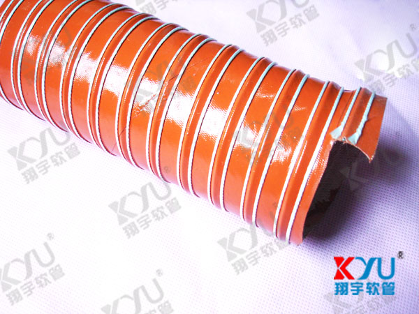 中山耐热硅胶管|红矽胶管|耐高温热风管