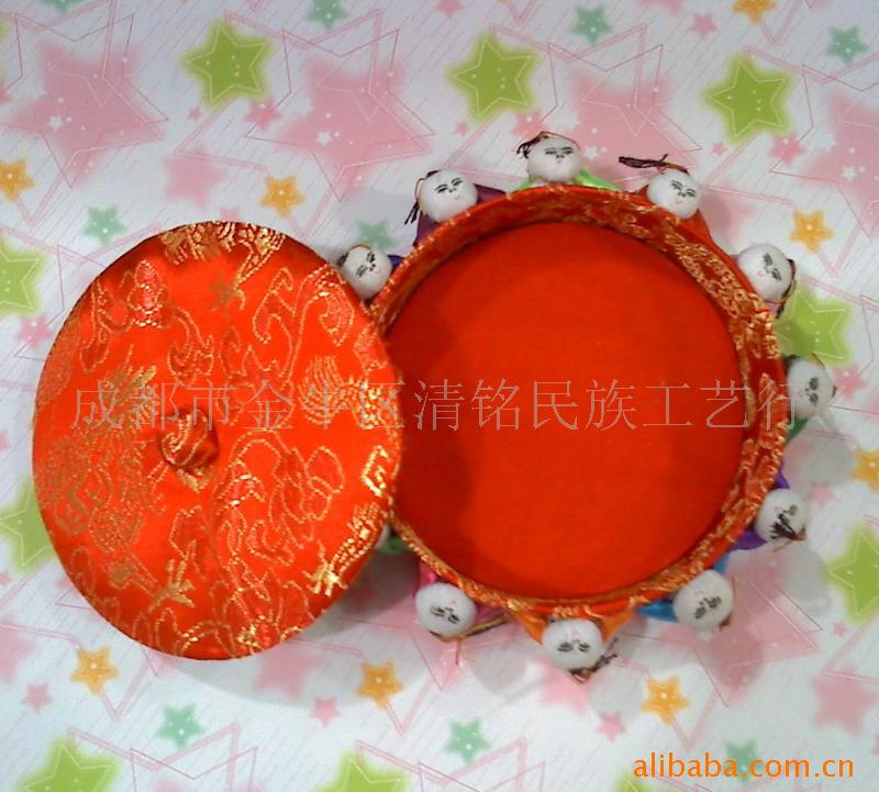 批发娃娃锦缎线盒,首饰盒,礼品