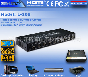 HDMI1×8HDMIHDMISPLITTERͼ֧1080P