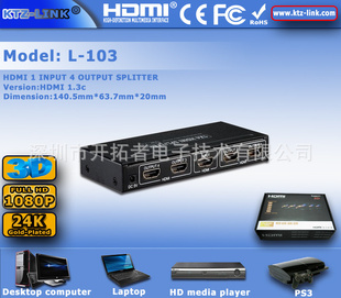 ֱHDMIһĳHDMI1*4SPLITTERͼ