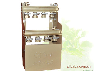 西子家家牌A型双阀地暖分水器,壁厚1.5mm,间距45mm,厂家直销