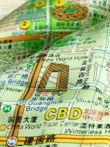 真丝丝巾、大方巾加工,可订做各个区域地图(图)