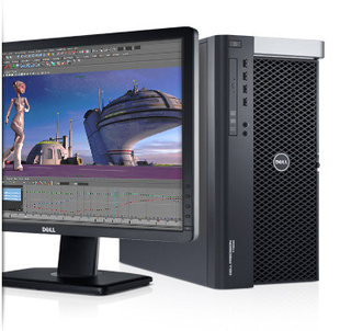 戴尔DELL强大的塔式机PrecisionT7600系列工作
