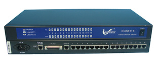 ECS8116C16口串口转以太网485转以太网串口服务器220V供电