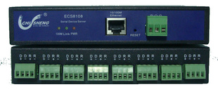 ECS8108C8口三合一串口转以太网485转以太网
