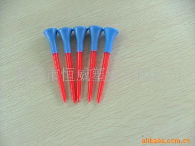 高尔夫球钉,带皮帽塑料直钉(图)