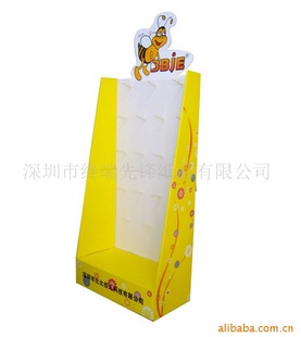 深圳10年工厂生产挂钩纸展示架纸陈列架小件商品展示架