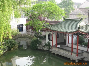 提供公园小区古建筑亭子、水榭、长廊设计施工