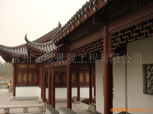 提供古典木亭曲廊廊轩古榭古典阁楼等古典建筑设计施工
