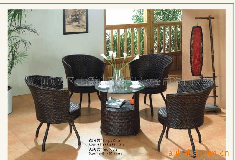 仿藤家具,藤编家具,休闲家具,茶餐厅,藤编(图)