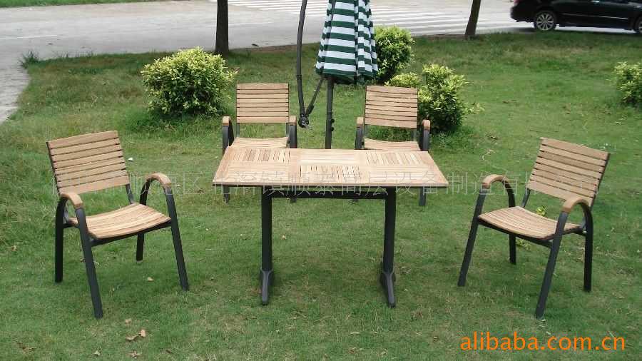 仿藤家具,藤编家具,休闲桌椅,公园家具(图)