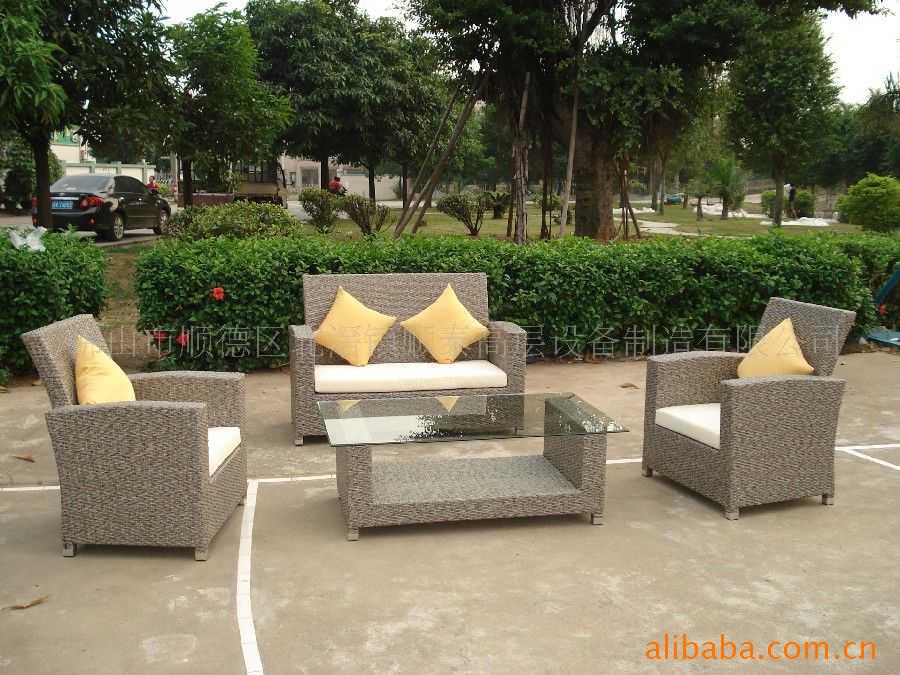 仿藤家具,藤编家具,休闲家具,桌球馆,椅子(图)