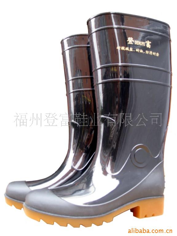 雨靴雨鞋PVC雨鞋劳保鞋