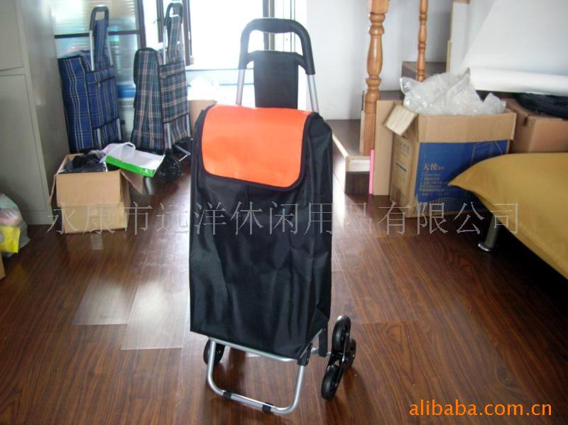拉杆休闲购物车,折叠便携购物车,六轮爬楼购物车
