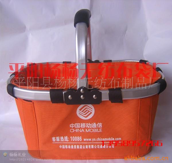云南折叠购物篮移动购物篮