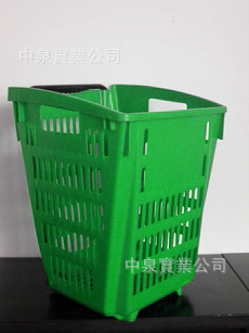 拉杆购物篮,商用购物篮,52升拉杆购物篮