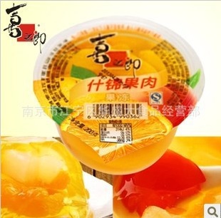 喜之郎果肉果冻休闲零食品批发一箱200G*24杯
