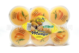 马拉西亚进口EGO益果芒果味果冻6杯装