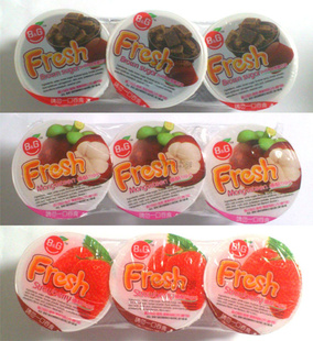 香港之良品Fresh芒果草莓山竹鸡蛋黑糖酪果冻布丁255g
