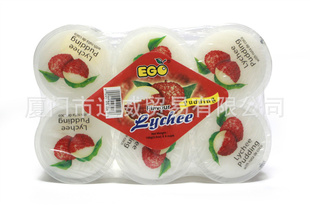 马拉西亚进口EGO益果荔枝味果冻6杯装