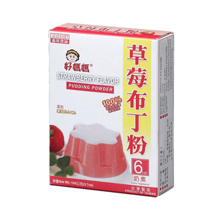 DIY台湾进口台湾惠昇好妈妈草莓布丁粉果冻粉原装105G