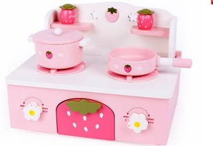 mothergarden草莓过家家玩具你厨房厨具