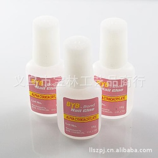 厂家直销10g美甲胶水批发带刷胶水美甲用品批发指甲胶水B007
