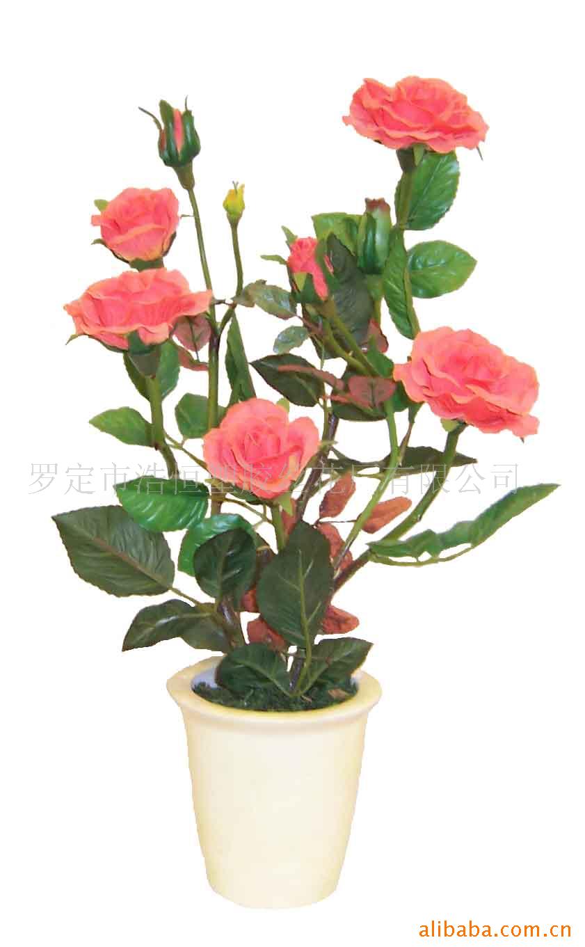 仿真玫瑰花,人造花,仿真植物