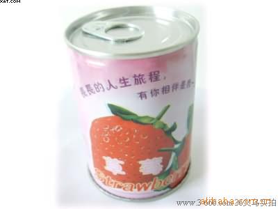 工艺品,园艺DIY,diy园艺,神气易拉罐草莓