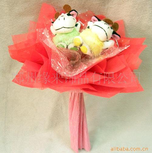 88393缘来卡通花束/生日礼品礼物/圣诞情侣礼品
