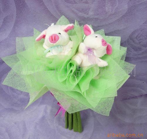 88444缘来卡通花束/个性饰品混批/情侣圣诞礼品