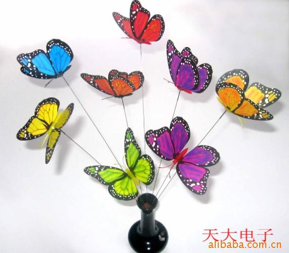 蝴蝶工艺品-仿真花,塑料花,工艺花瓶,仿真草配饰