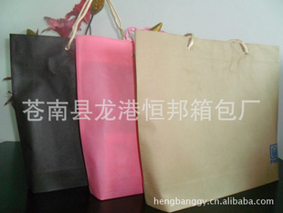 工厂订做秋季展销会丝印手80克无纺布袋2012新款