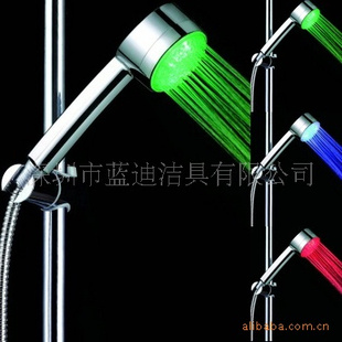 LED花洒温控变发光花洒七彩花洒喷头