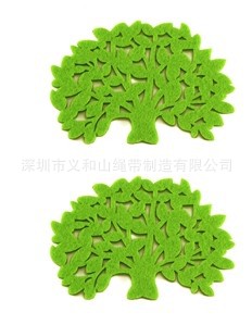 厂家应供新款式无纺布杯垫、印刷手带