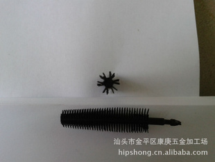 生产睫毛膏配套硅胶睫毛刷头塑胶睫毛刷头A17直塔型