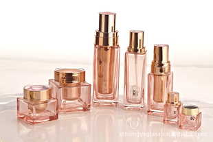化妆品玻璃乳液瓶200ml-100ml-76ml-10ml膏霜瓶135g-70g-10g