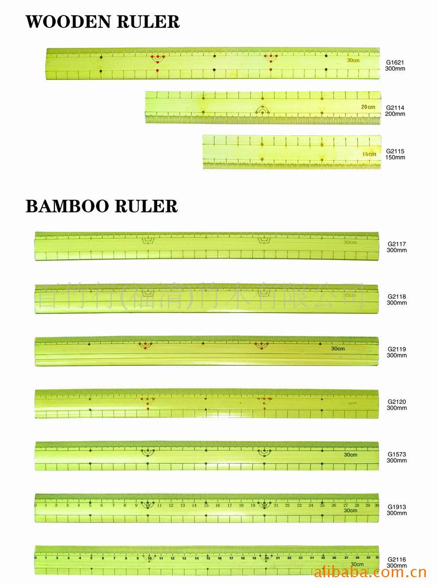 ľBAMBOOWOODENRULER