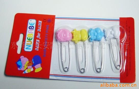 婴儿用双保险套头卡通别,面包头,胸,扣