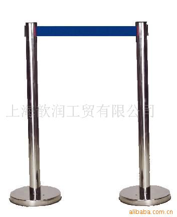 伸缩带围栏杆,隔离带,围杆,一米线(图)