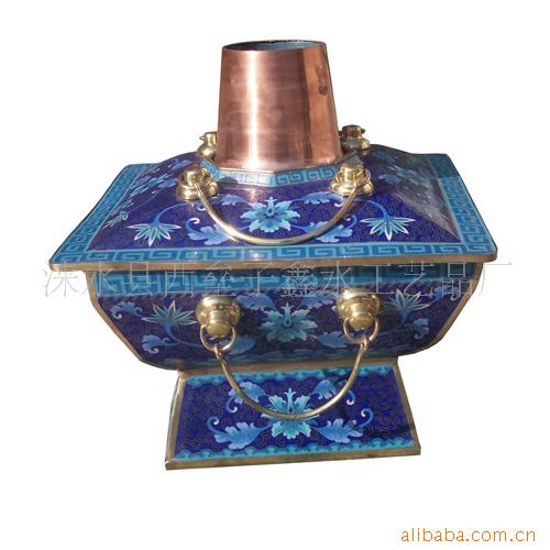 批发铜火锅,气火锅,景泰蓝火锅191