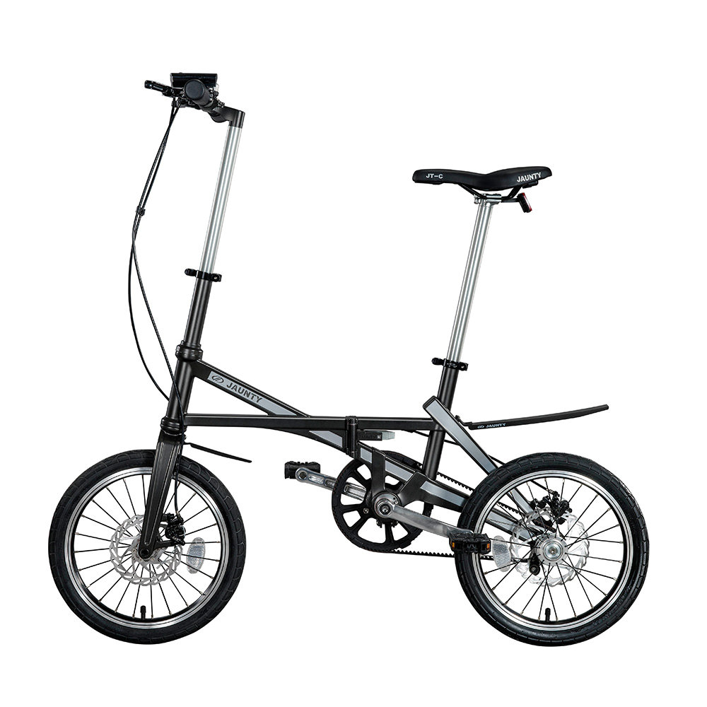 今途为您带来轻量化的折叠自行车传说——jaunty bike