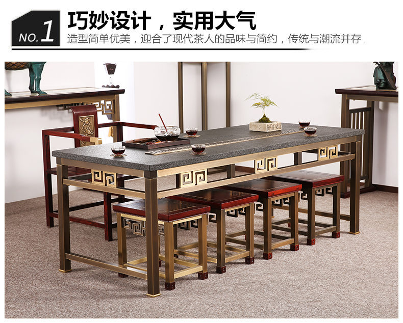首页 产品大全 家居用品 客厅家具 > 匠铜木匠禅云茶桌纯铜家具工艺品
